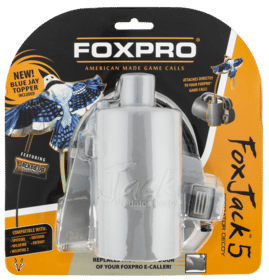 Foxpro Fox Jack 5 blue bird Species Decoy has a remote motion activated design